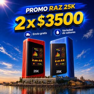 x2 Raz 25k puff