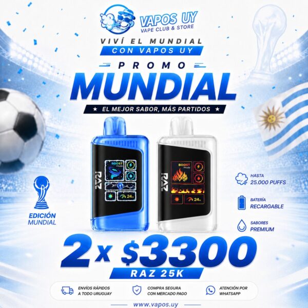 x2 Raz 25k puff