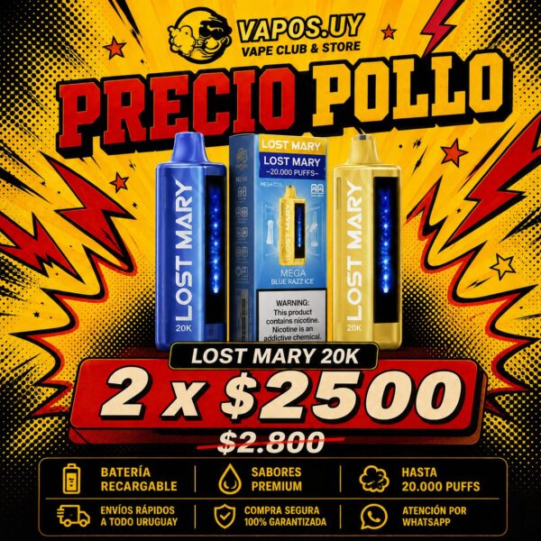 x2 Lost Mary 20k